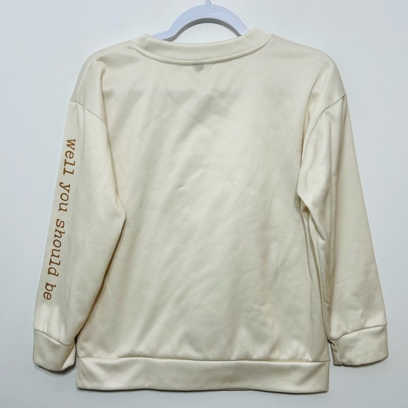 Taylor Swift Tortured Poets Department Who’s Afraid of Little Old Me Sweatshirt - Picture 2 of 5